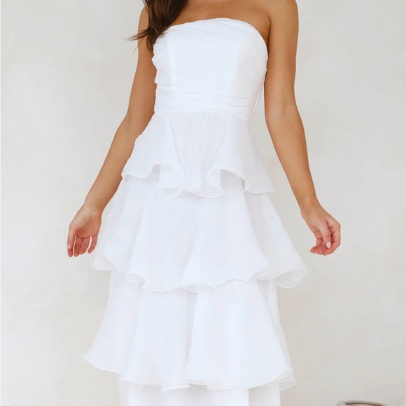 Wedding Adventure Strapless Maxi Dress - Picture 1 of 4